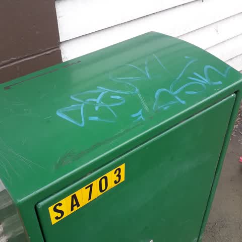 Graffiti, a report photo