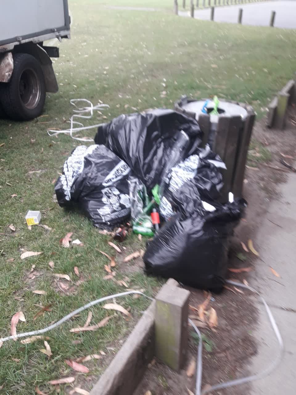 The photograph attached to this parks report
