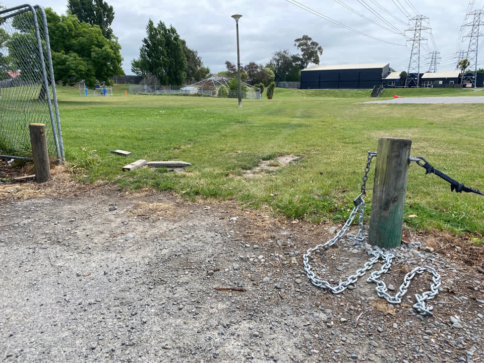 The photograph attached to this parks report