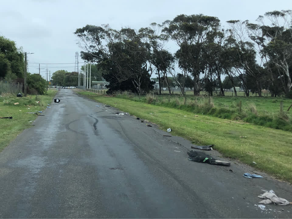 The photograph attached to this rubbish/recycling report