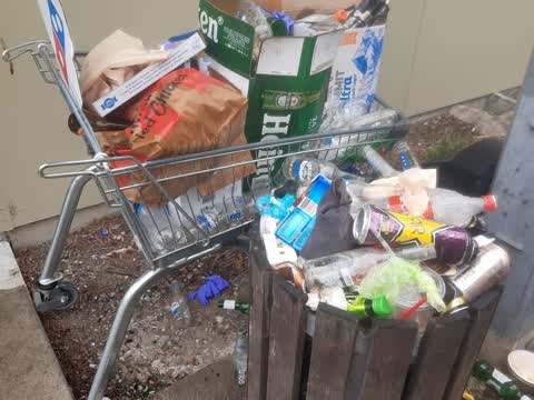 Rubbish/Recycling — a report photo