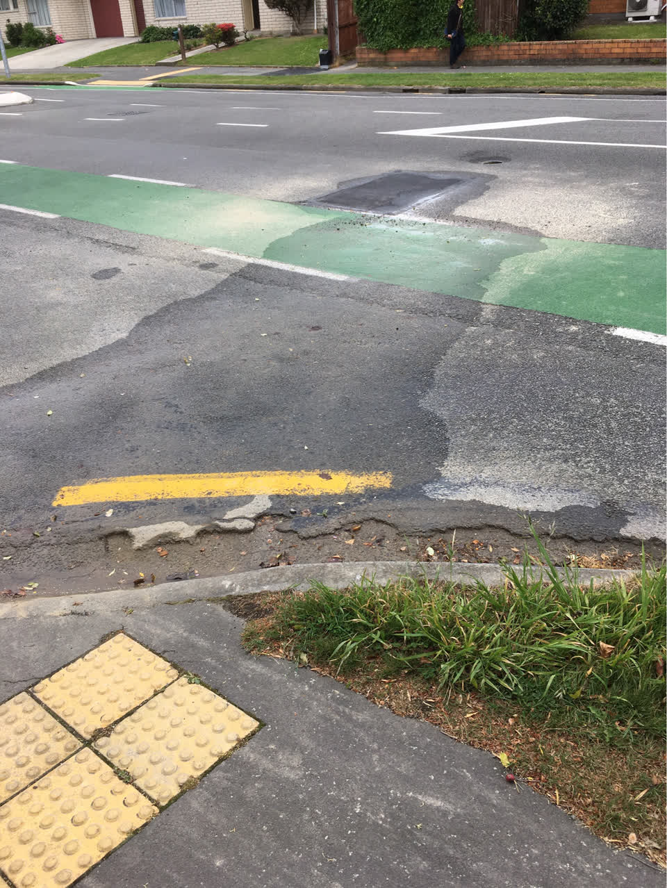 The photograph attached to this water leak report