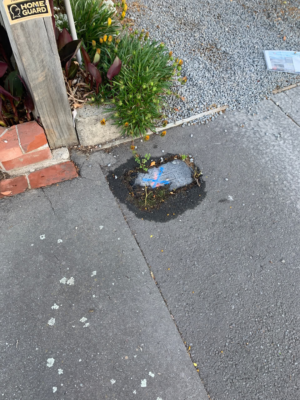 The photograph attached to this water supply report