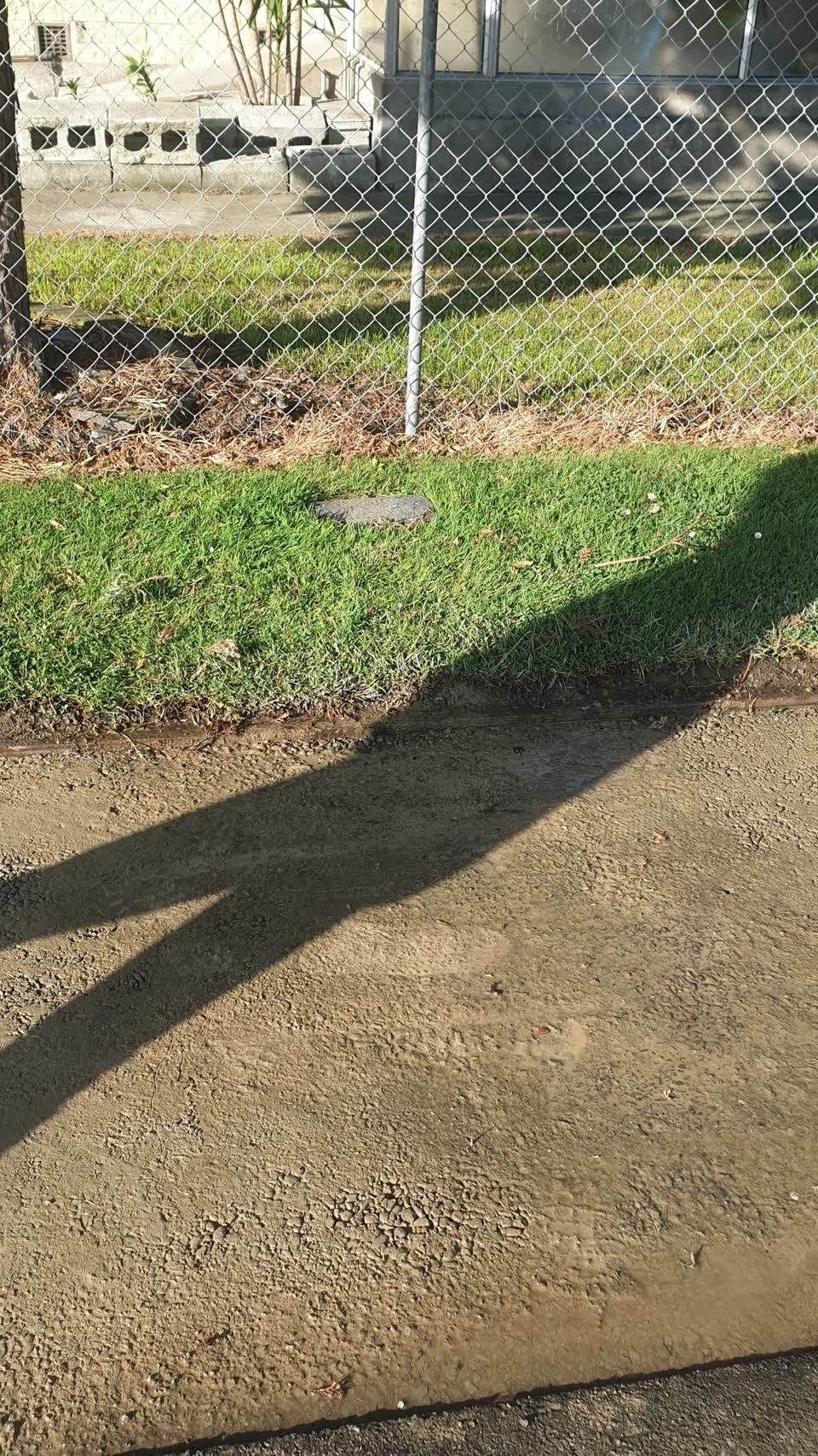 The photograph attached to this water leak report