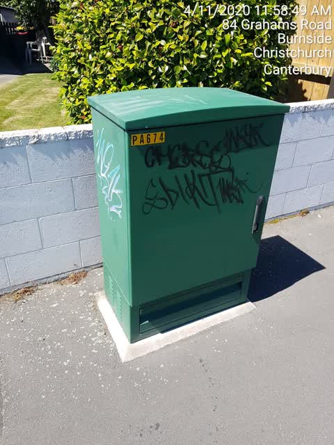 Graffiti, a report photo