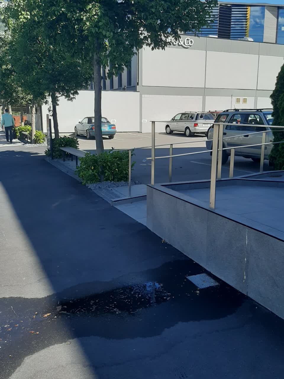 The photograph attached to this water leak report