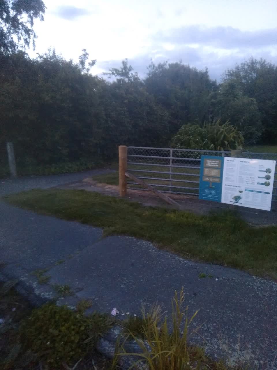 The photograph attached to this parks report