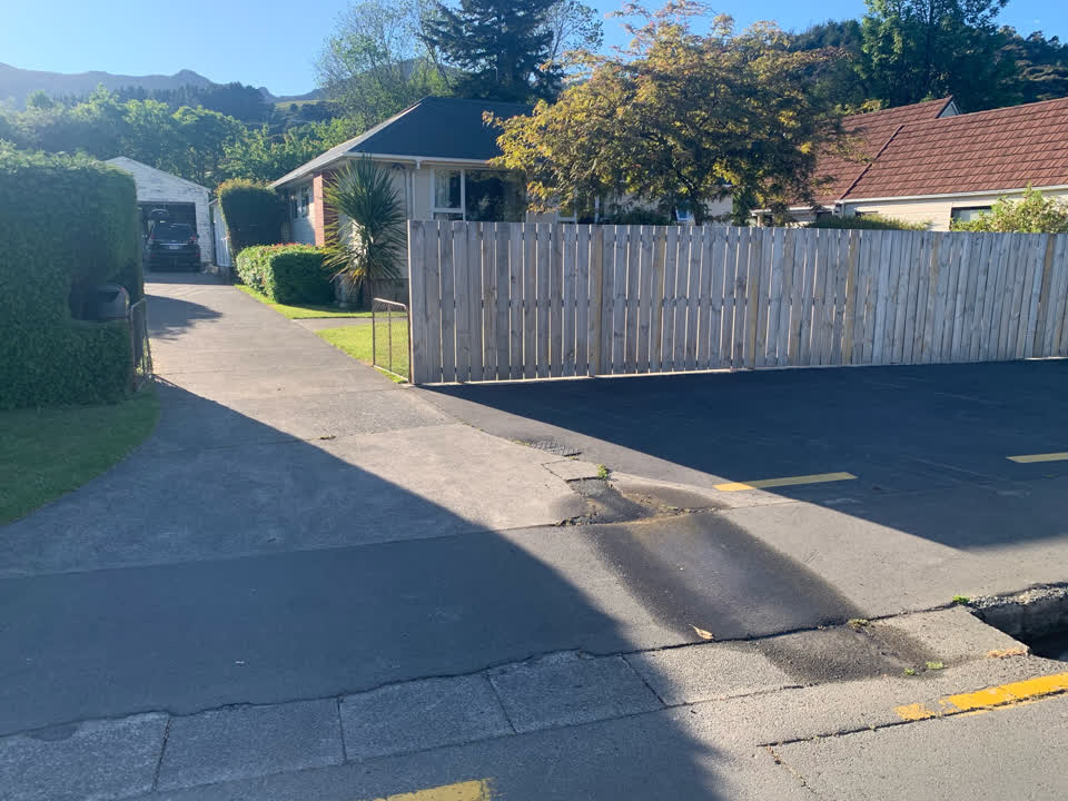 The photograph attached to this water leak report