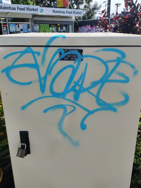 Graffiti, a report photo