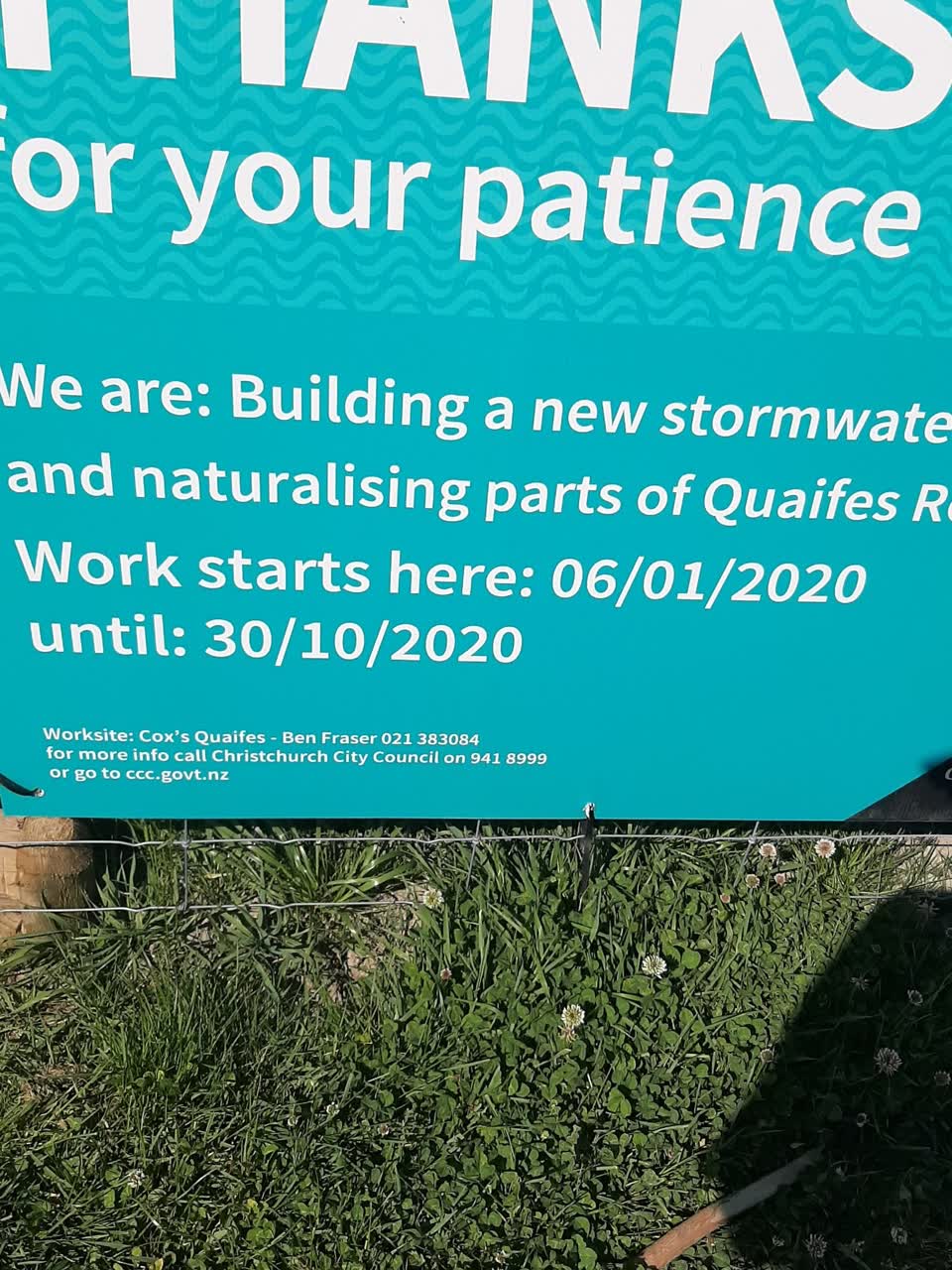 The photograph attached to this parks report