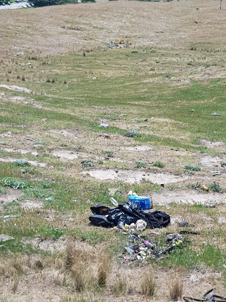 The photograph attached to this rubbish/recycling report