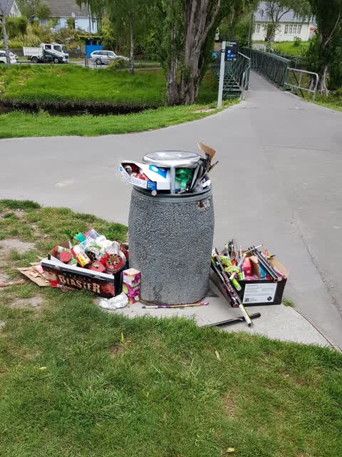 Rubbish/Recycling — a report photo