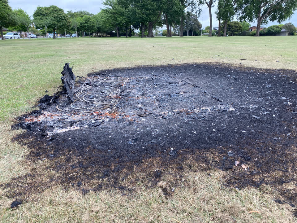 The photograph attached to this parks report