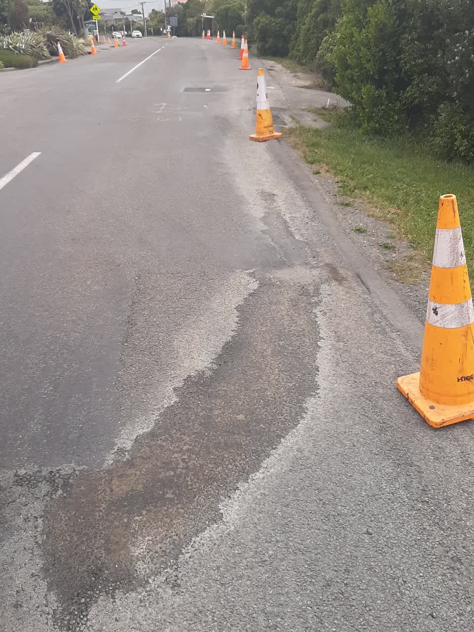 The photograph attached to this water leak report