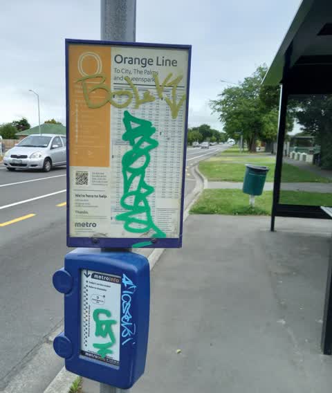 Graffiti, a report photo