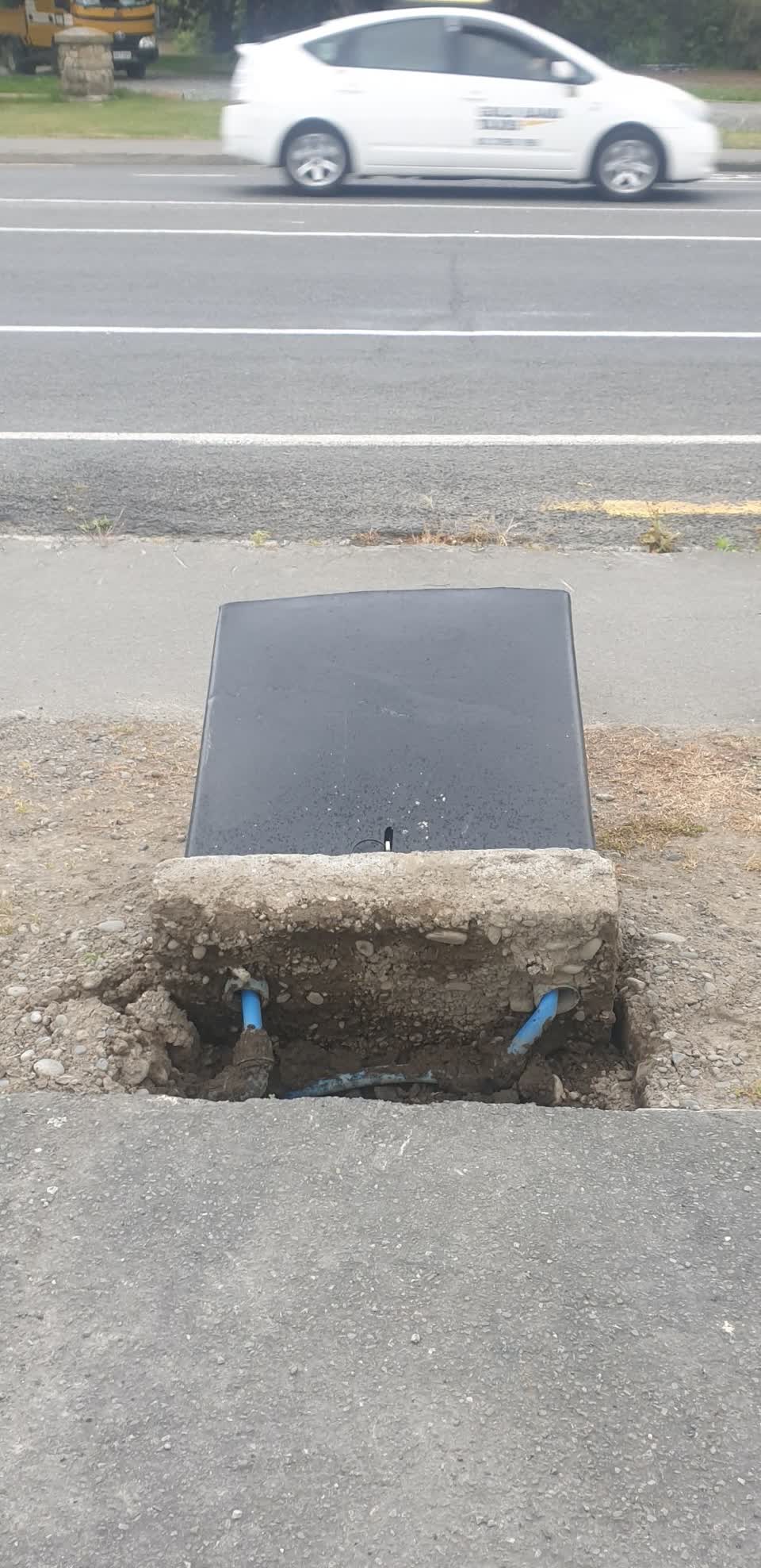 The photograph attached to this water supply report