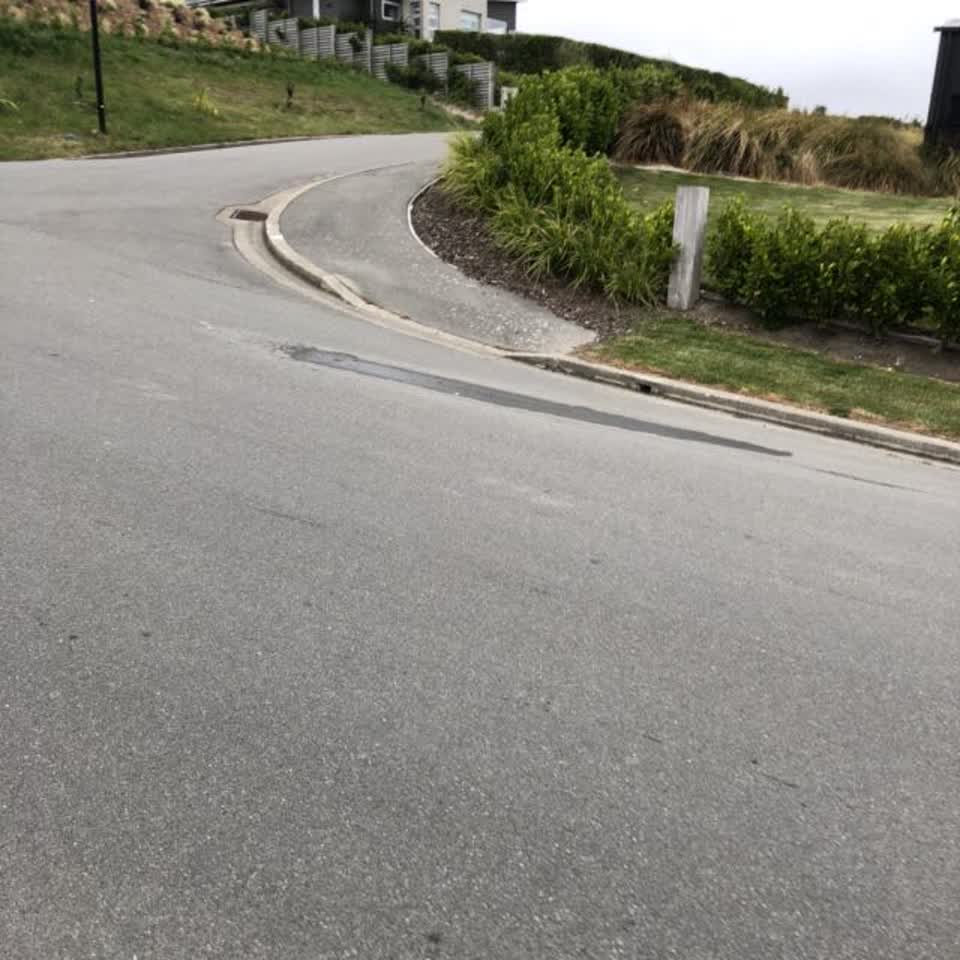 The photograph attached to this water leak report