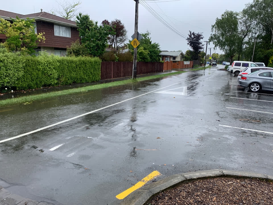 The photograph attached to this wastewater/stormwater report