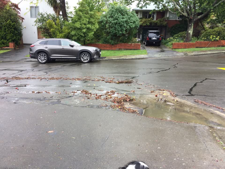 The photograph attached to this wastewater/stormwater report