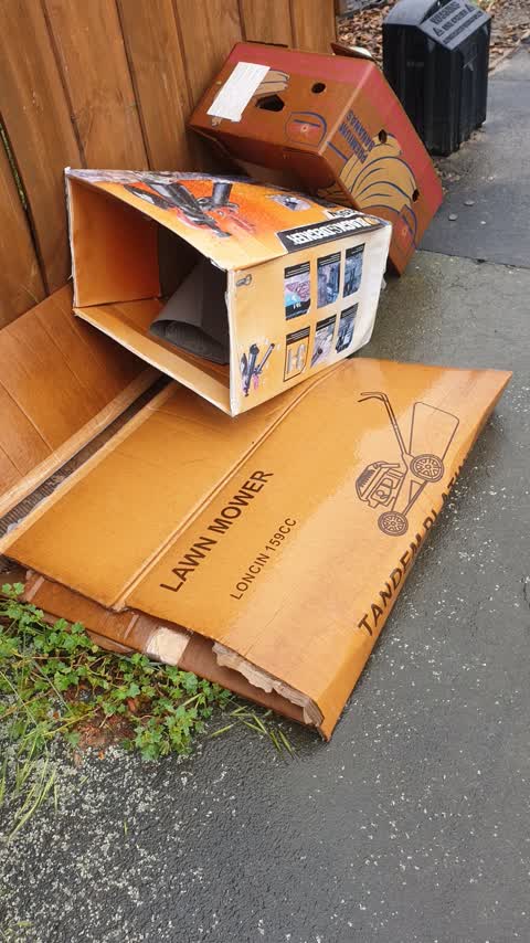 Rubbish/Recycling, a report photo
