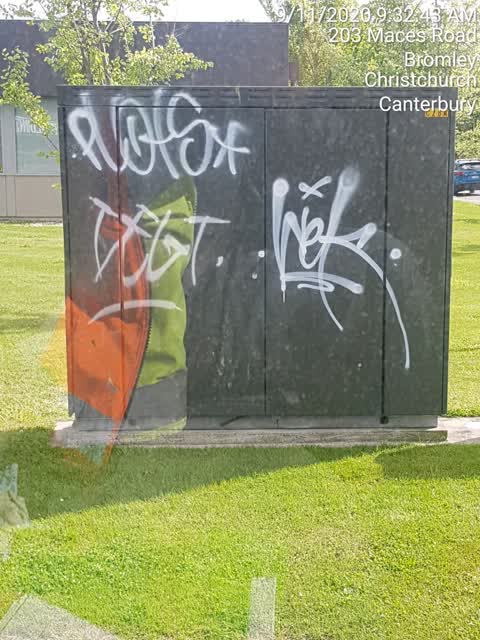 Graffiti, a report photo