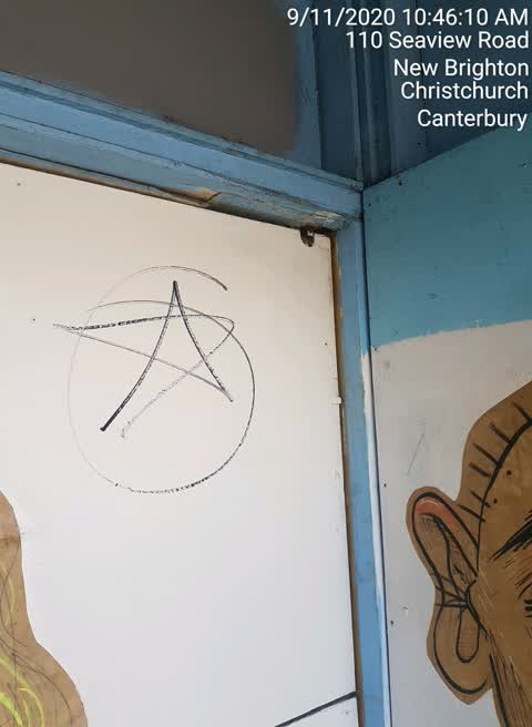 Graffiti, a report photo