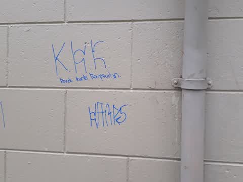 Graffiti, a report photo