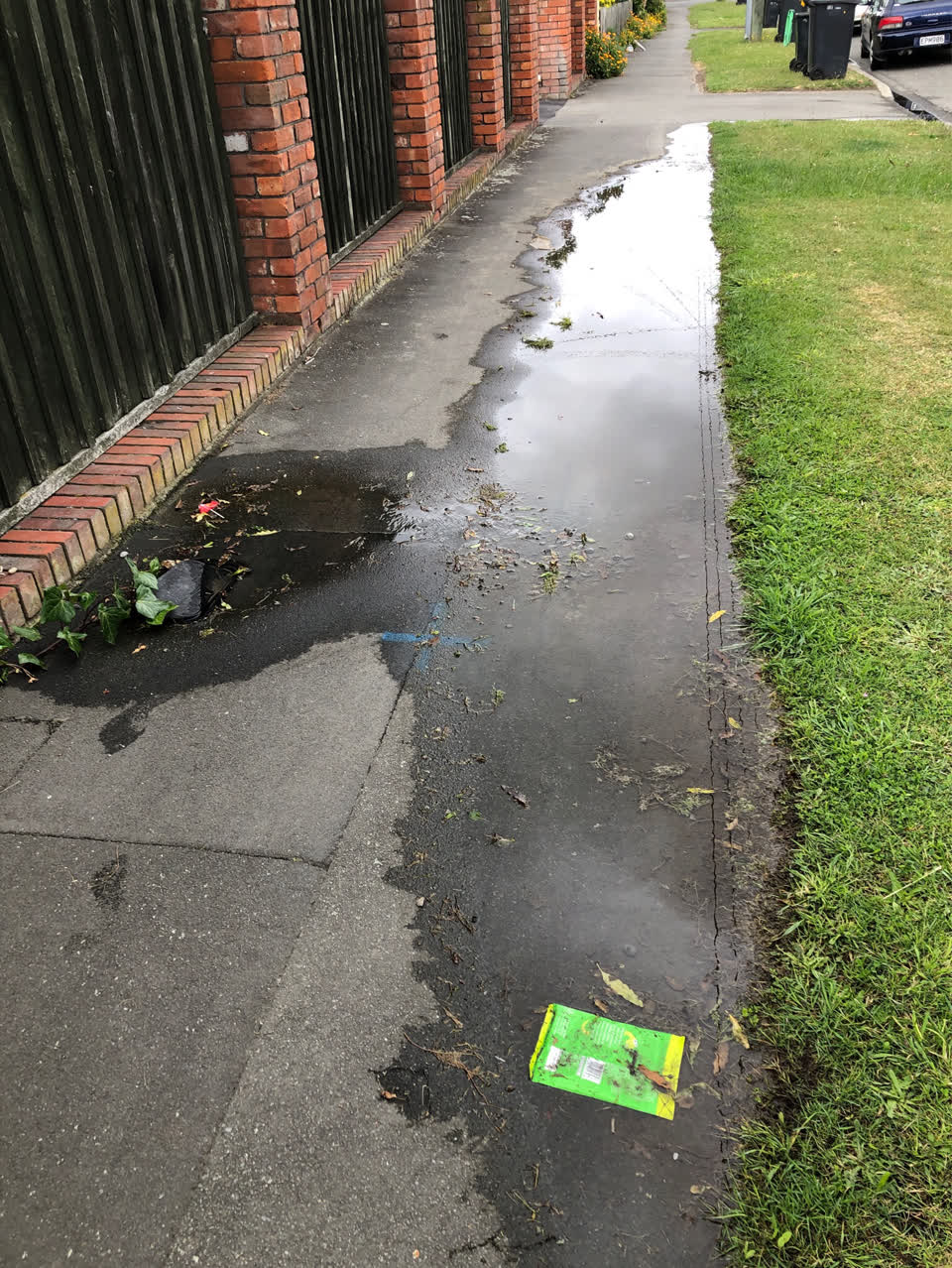 The photograph attached to this water supply report