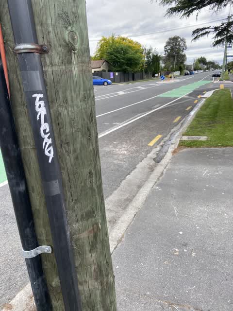 Graffiti, a report photo