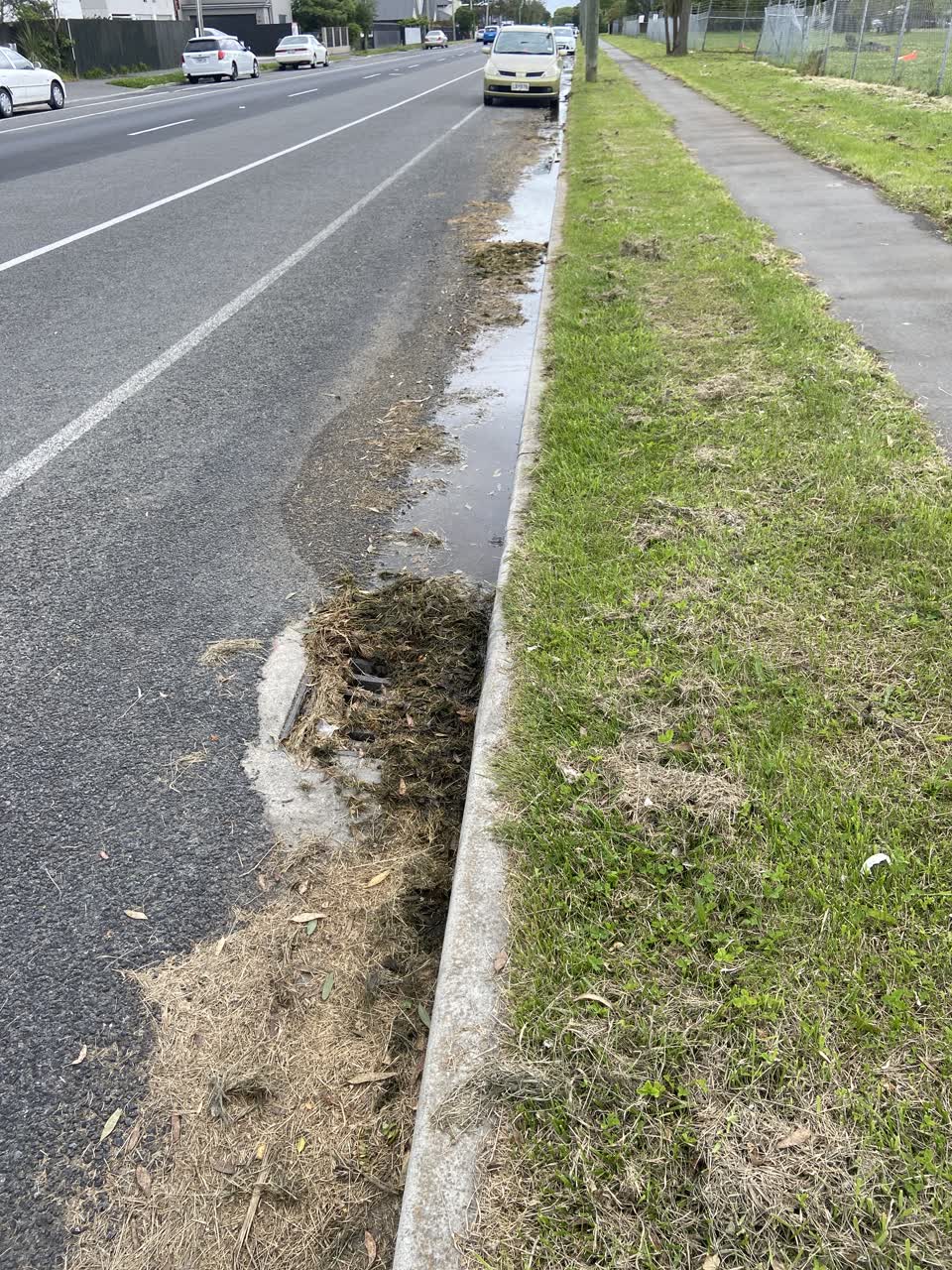 The photograph attached to this water leak report