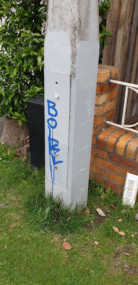 Graffiti, a report photo