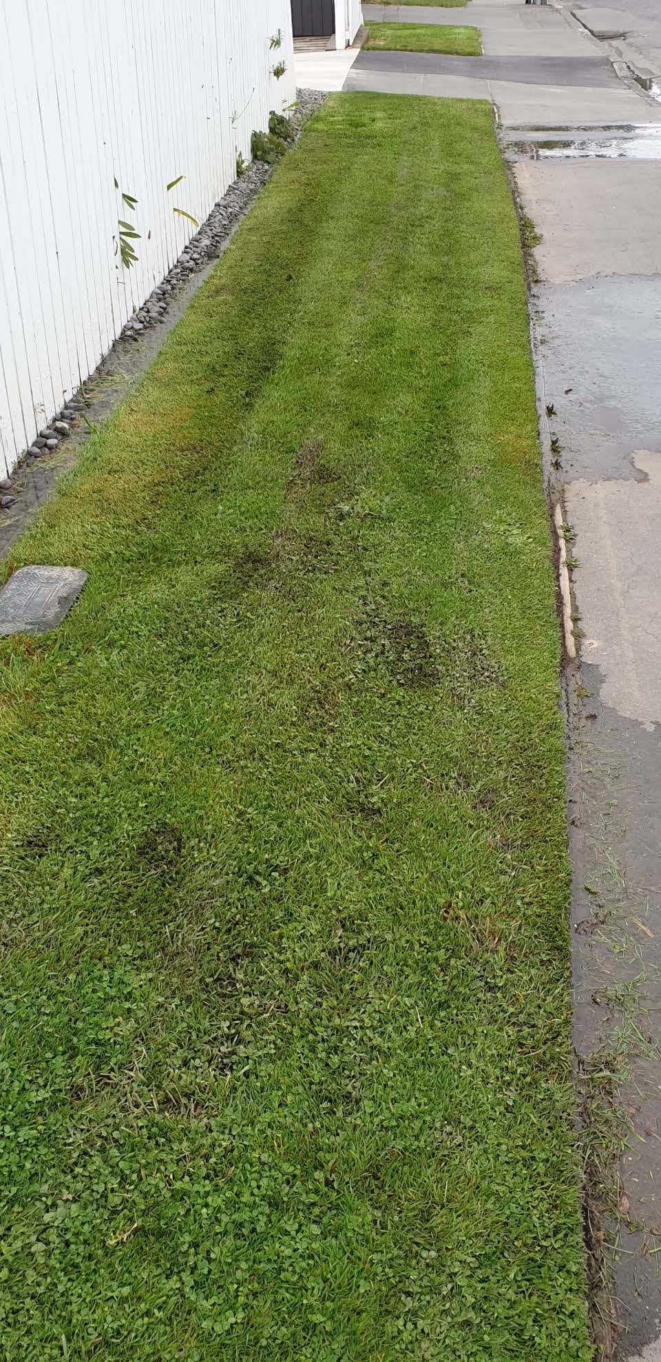 The photograph attached to this water leak report