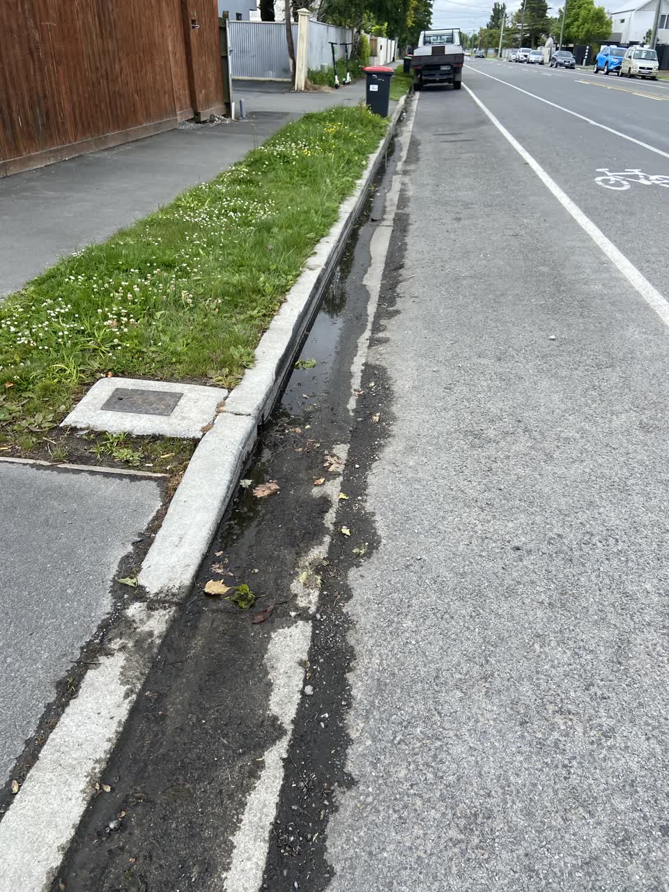The photograph attached to this water leak report