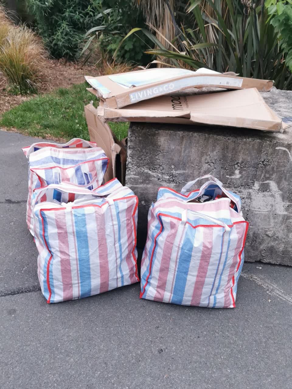 The photograph attached to this rubbish/recycling report