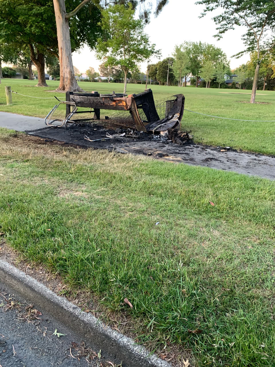 The photograph attached to this parks report