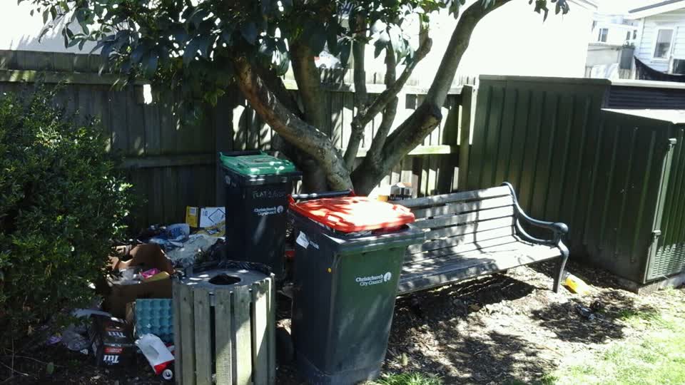 The photograph attached to this rubbish/recycling report