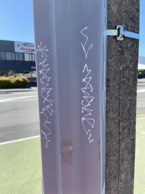 Graffiti, a report photo