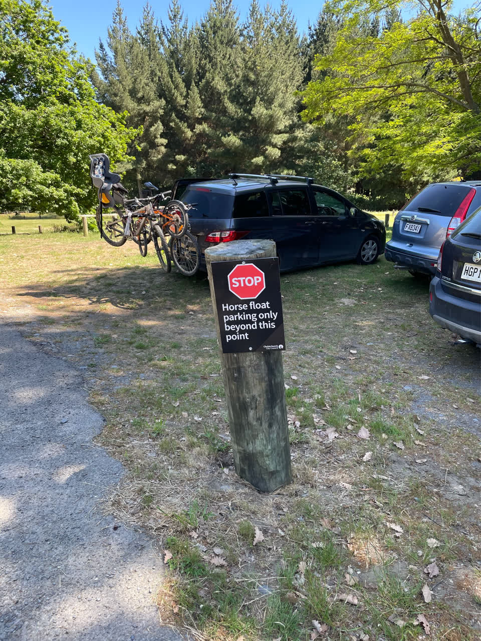 The photograph attached to this parks report