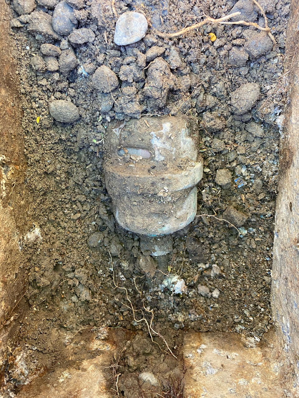 The photograph attached to this water supply report