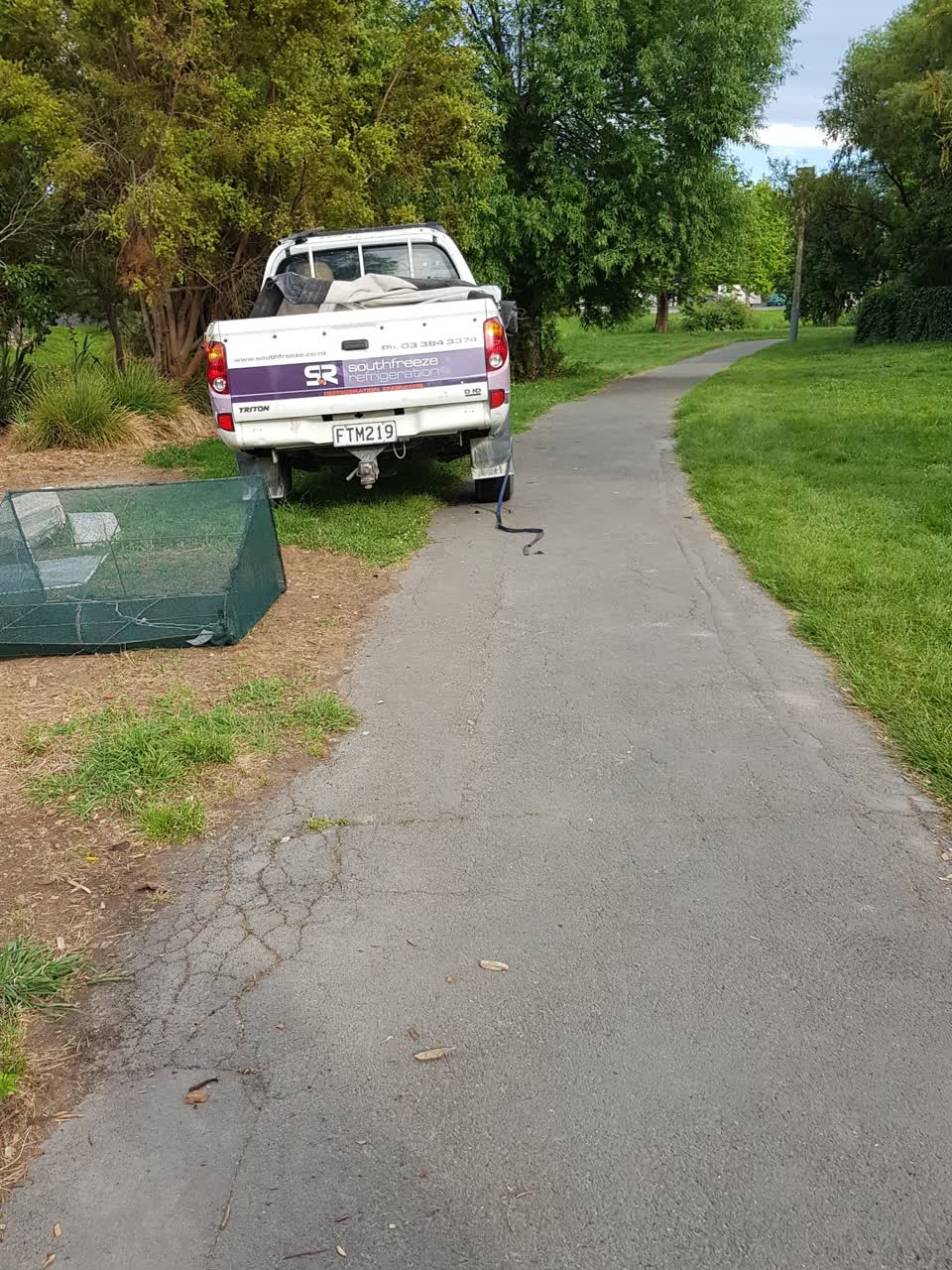 The photograph attached to this parks report