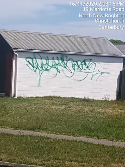 Graffiti, a report photo