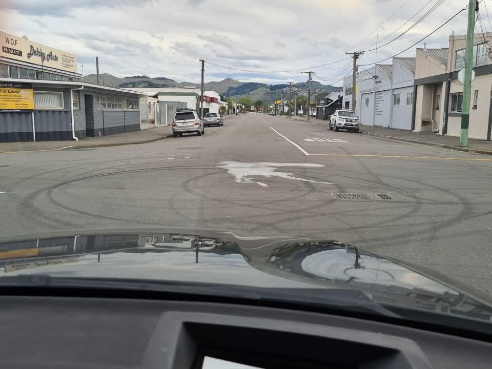 The photograph attached to this water leak report