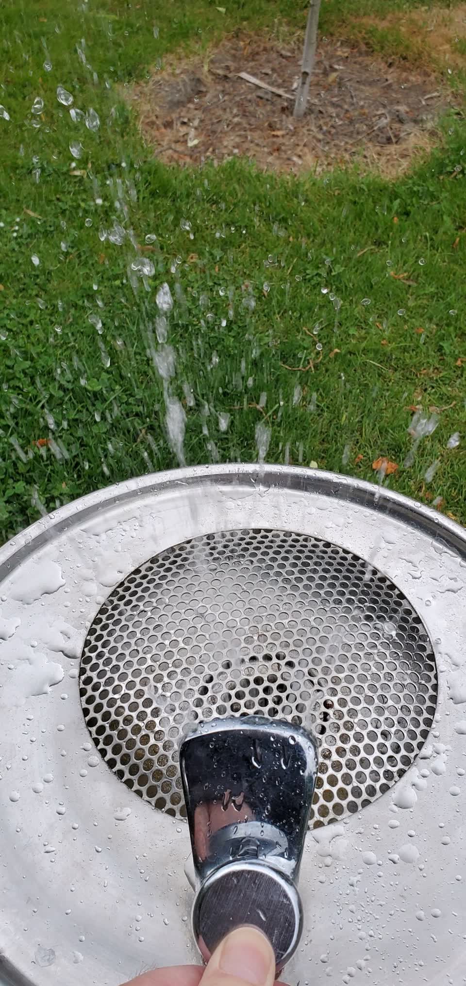 The photograph attached to this water supply report