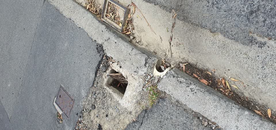 The photograph attached to this wastewater/stormwater report