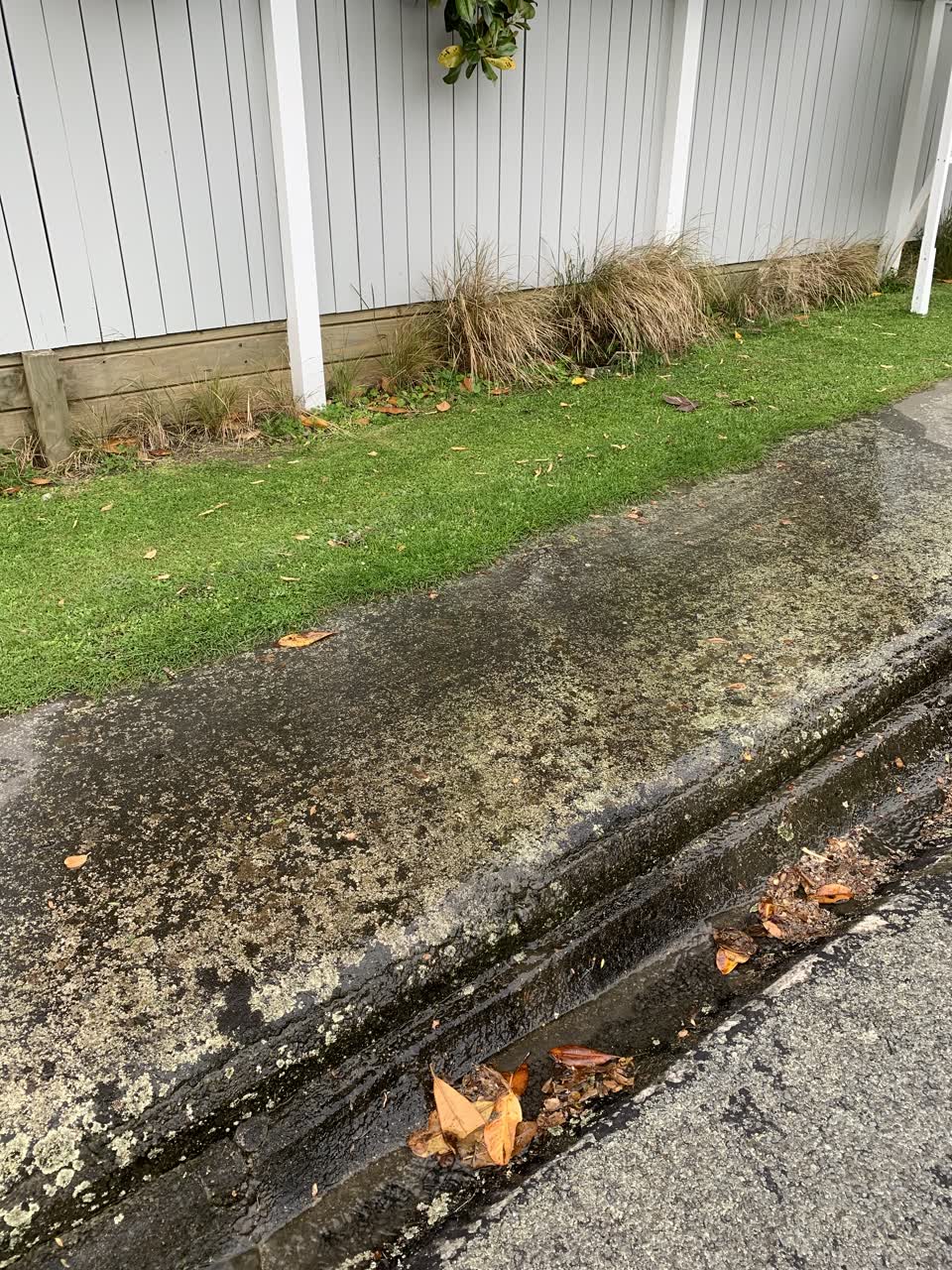 The photograph attached to this water leak report