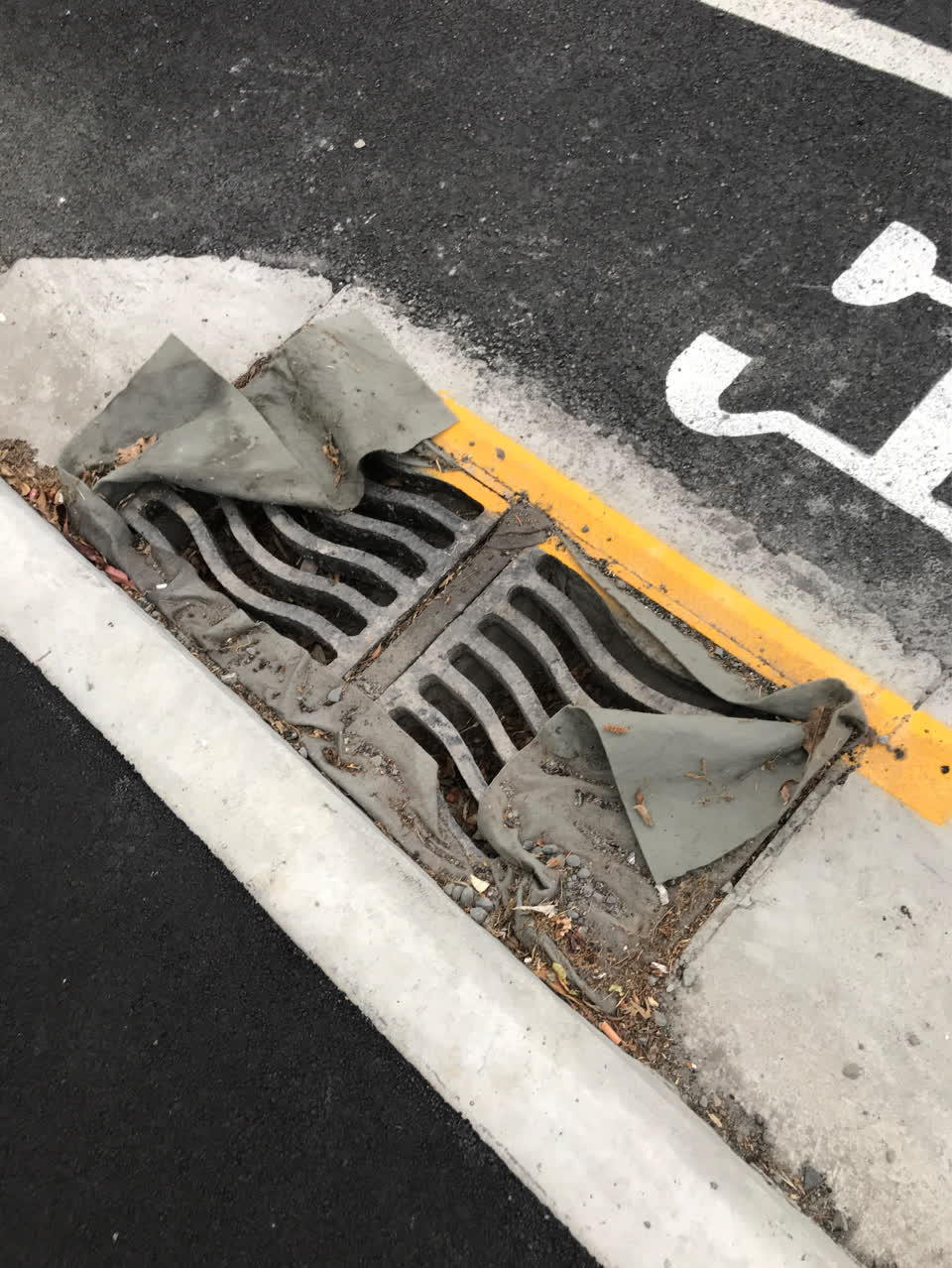 The photograph attached to this wastewater/stormwater report