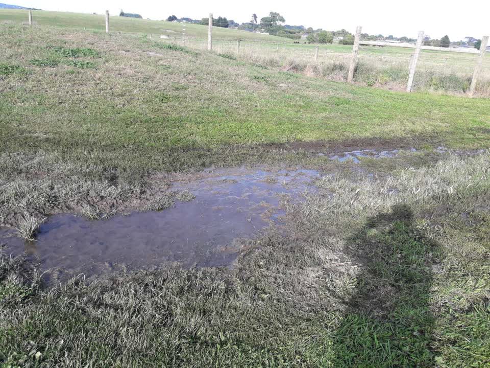 The photograph attached to this flooding report