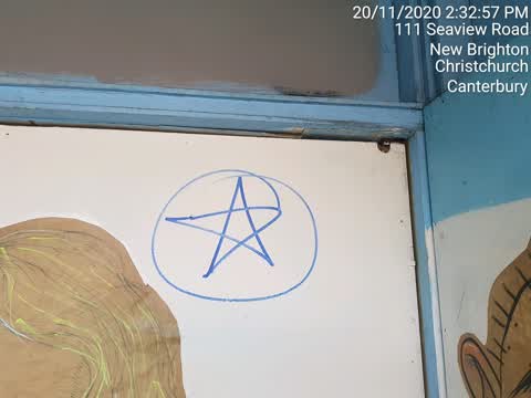 Graffiti, a report photo