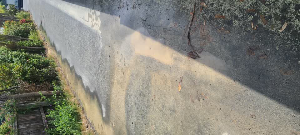 The photograph attached to this water leak report