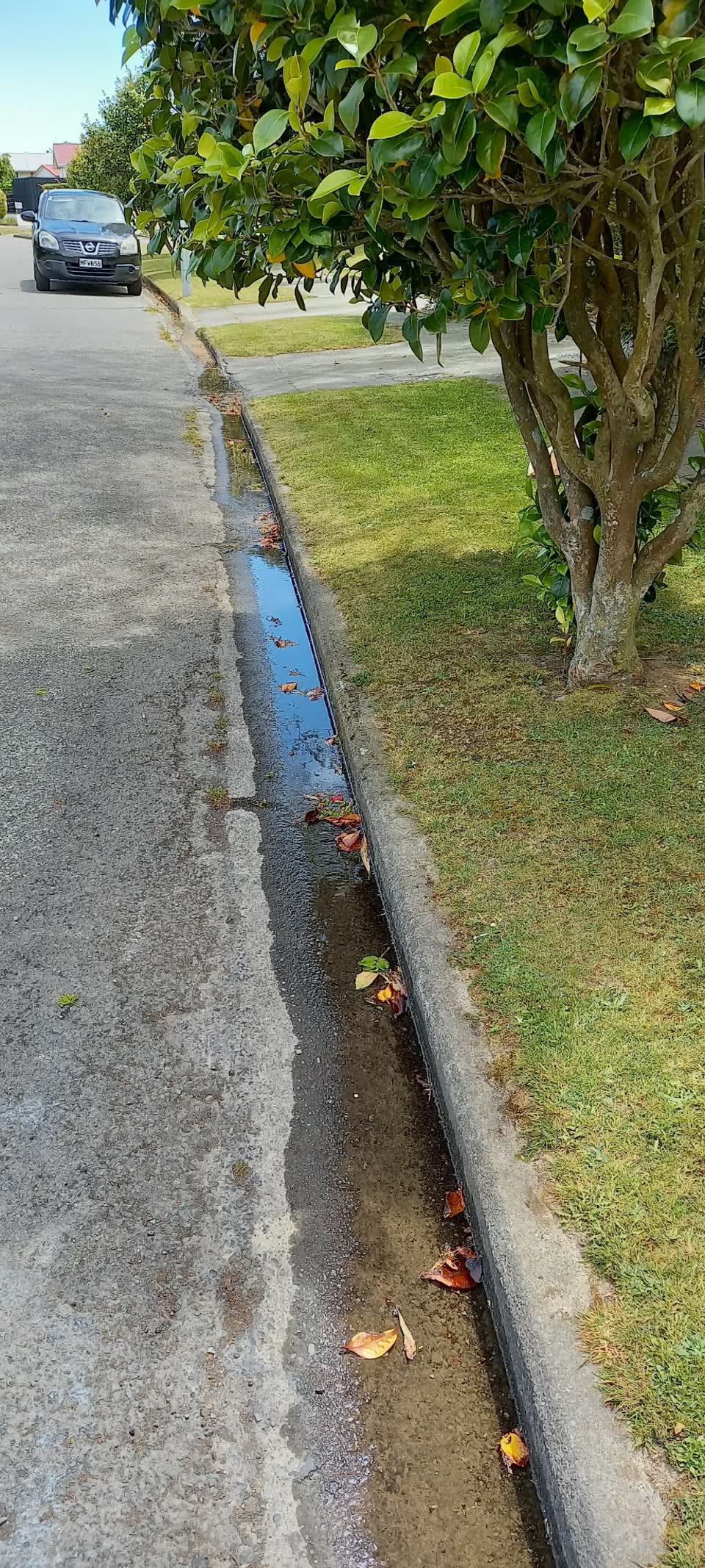 The photograph attached to this wastewater/stormwater report